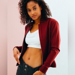 NWT APL x Woolmark Collection Perfect Wool Bomber Jacket Ruffle M SOLD OUT